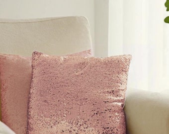 rose gold sequin throw blanket