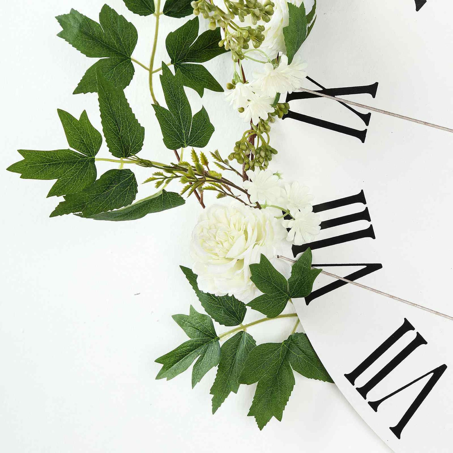 6 FT Silk Peony Garland Artificial Flower Faux Garland Etsy