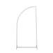6ft Gold Metal Wedding Arch Chiara Backdrop Stand, Half Moon Floral ...