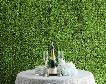 4 Grass Panels, Grass Backdrop, Wedding Backdrop, Baby Shower Backdrop, Wall Mat | Artificial Lime Green Boxwood Hedge Genlisea Faux