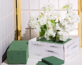 Set of 3 - Green Wet Floral Foam Bricks, Styrofoam Blocks for Floral Arrangements