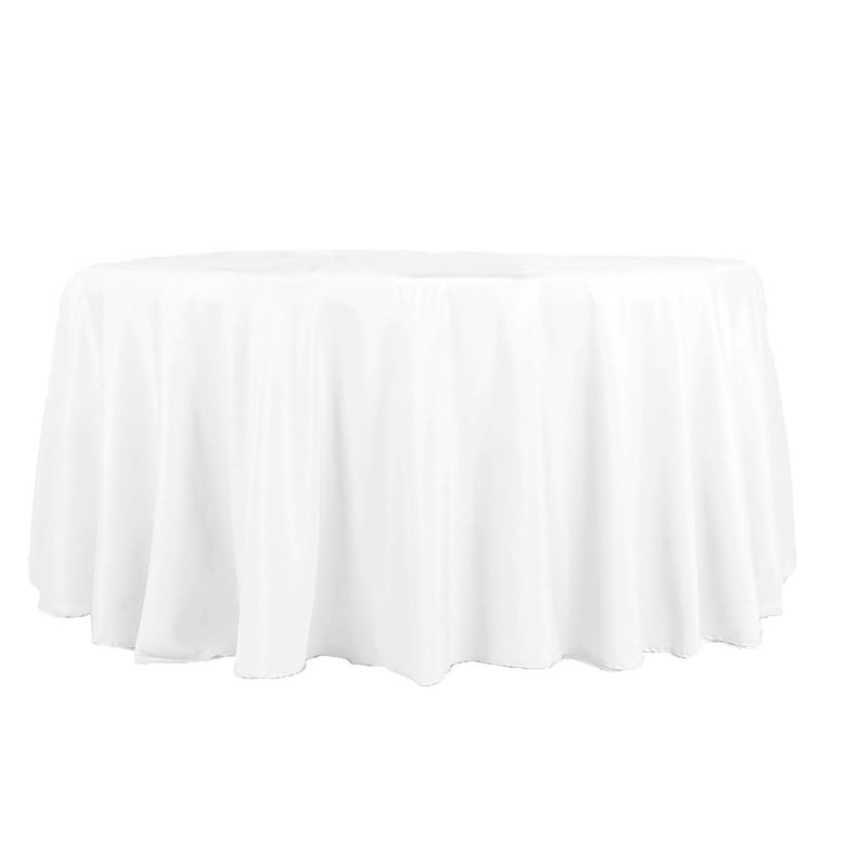 120 White Tablecloth Round Tablecloth Linen Etsy