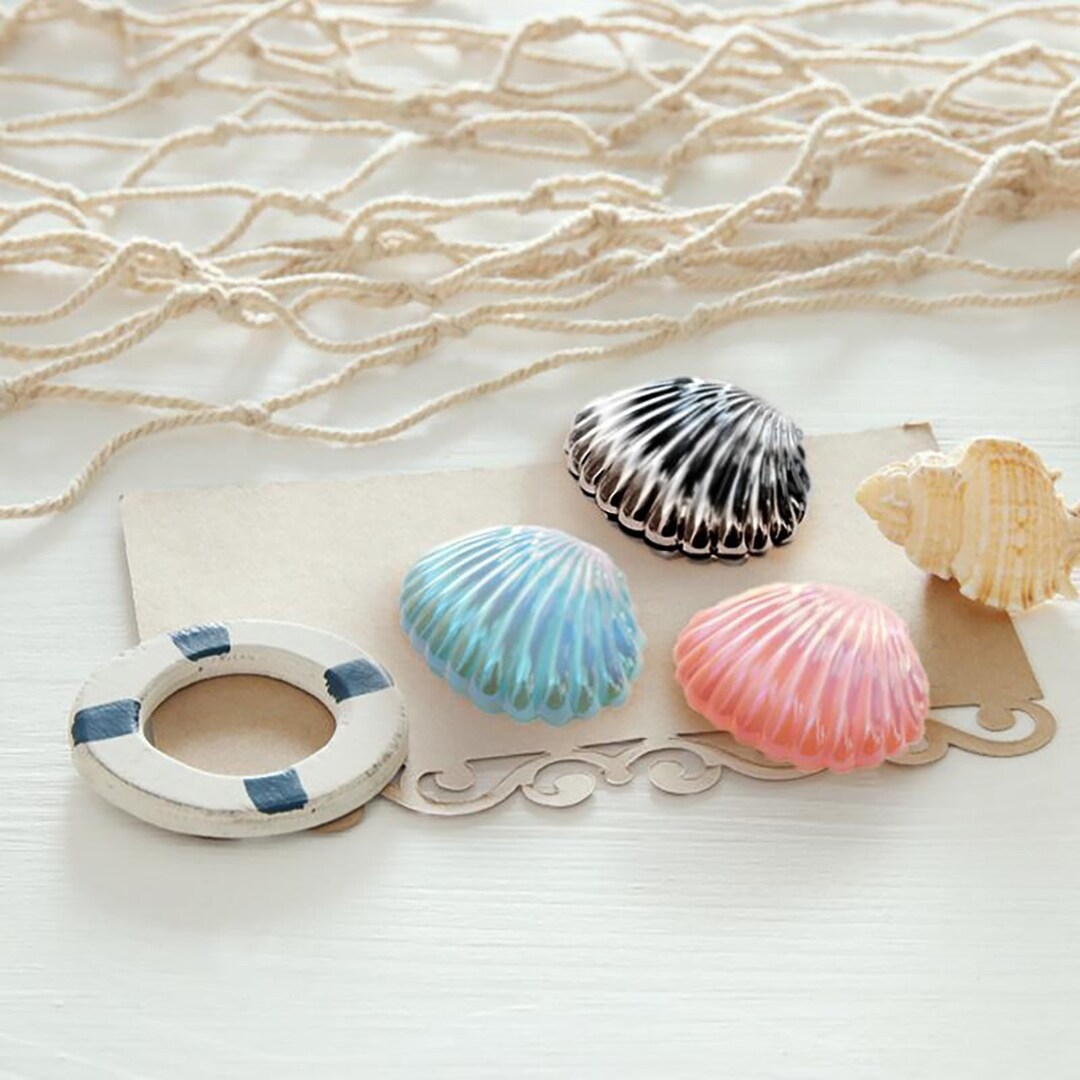 12 Pack Silver Sea Shell Table Top Party Décor 3.5 - Etsy