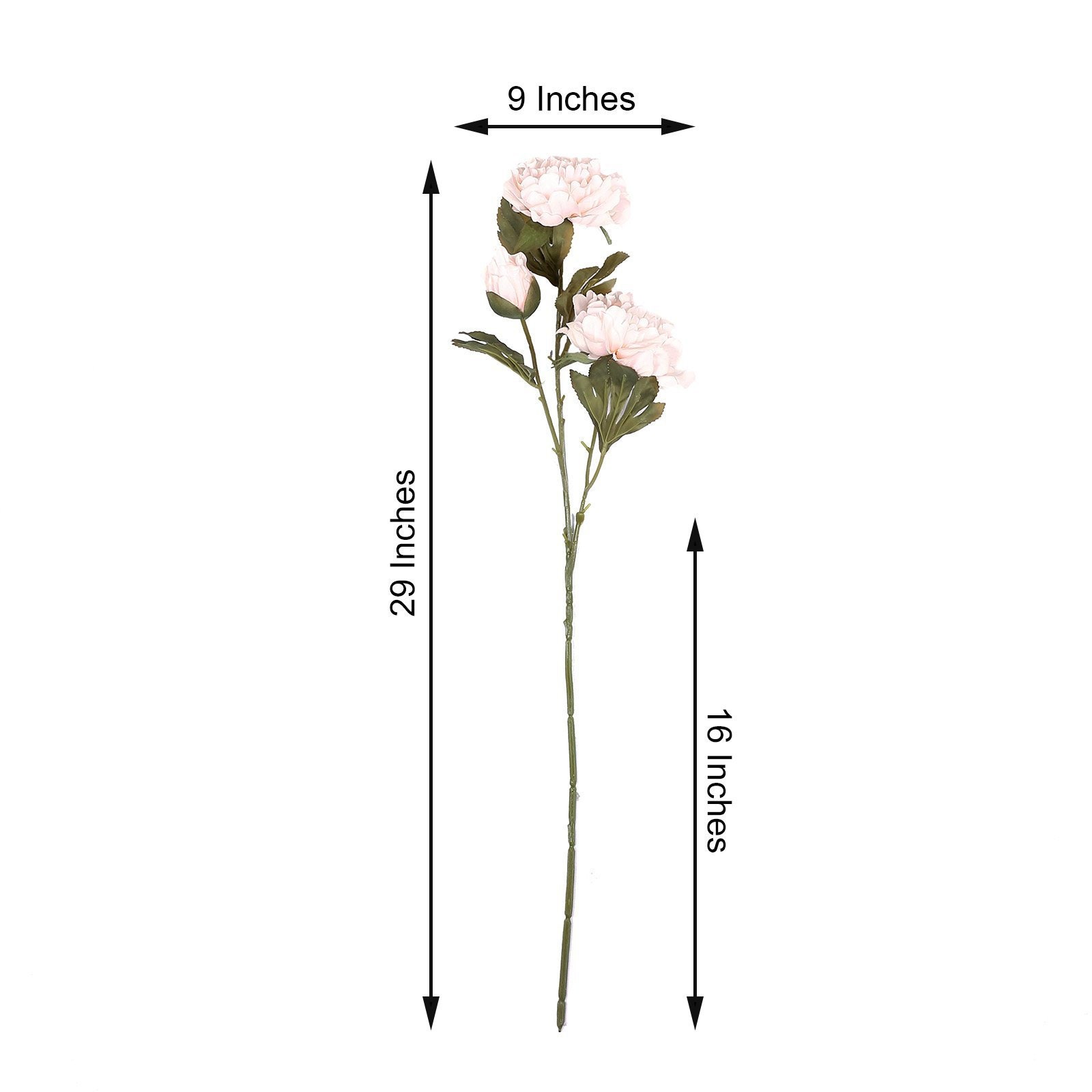 29 Real Touch Blush/rose Gold Peonies Bunch Bridal Etsy