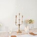 20 Gold Metal 3-arm Candle Holder Candelabra Table Centerpiece, Taper ...