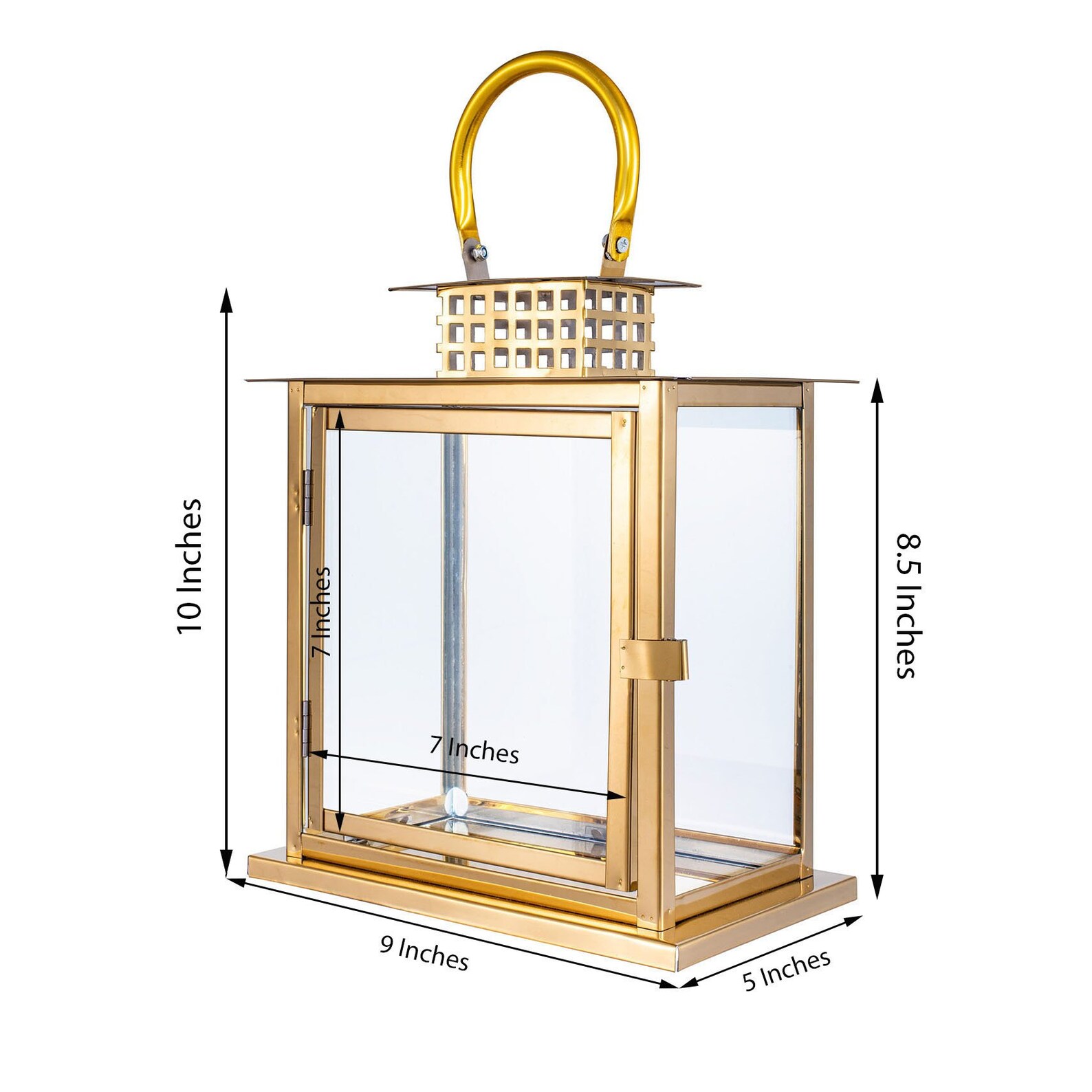 10 Gold Metal Lantern Table Centerpieces Hanging Etsy