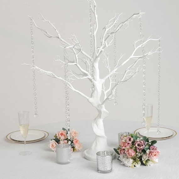 Crystal Manzanita Tree, 2 Sizes , Tall Wedding Table Decor, White Wedding  Tree, Table Centrepiece, by Crystal Wedding Uk -  Sweden