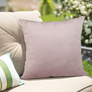2 Pack | 18&quot;x18&quot; Mauve Velvet Throw Pillow, Velvet Pillow Cover, Decorative Pillow, Velvet Cushion Case, Velvet Pillows Holiday Decor