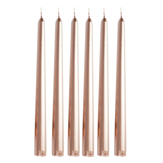 BLUSH 12 Spiral 11 Long Unscented Premium Wax Taper CANDLES Party  Decorations