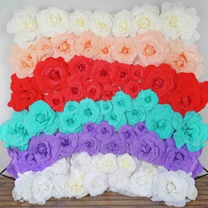 4 Pack 12&quot; Large White Real Touch Artificial Foam Craft Roses