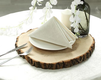 18" Fresh Cut Wood Slices, Natural Poplar Wood, Wood Slab, Wood Round, Wood DIY Crafts, Rustic Wedding Decor