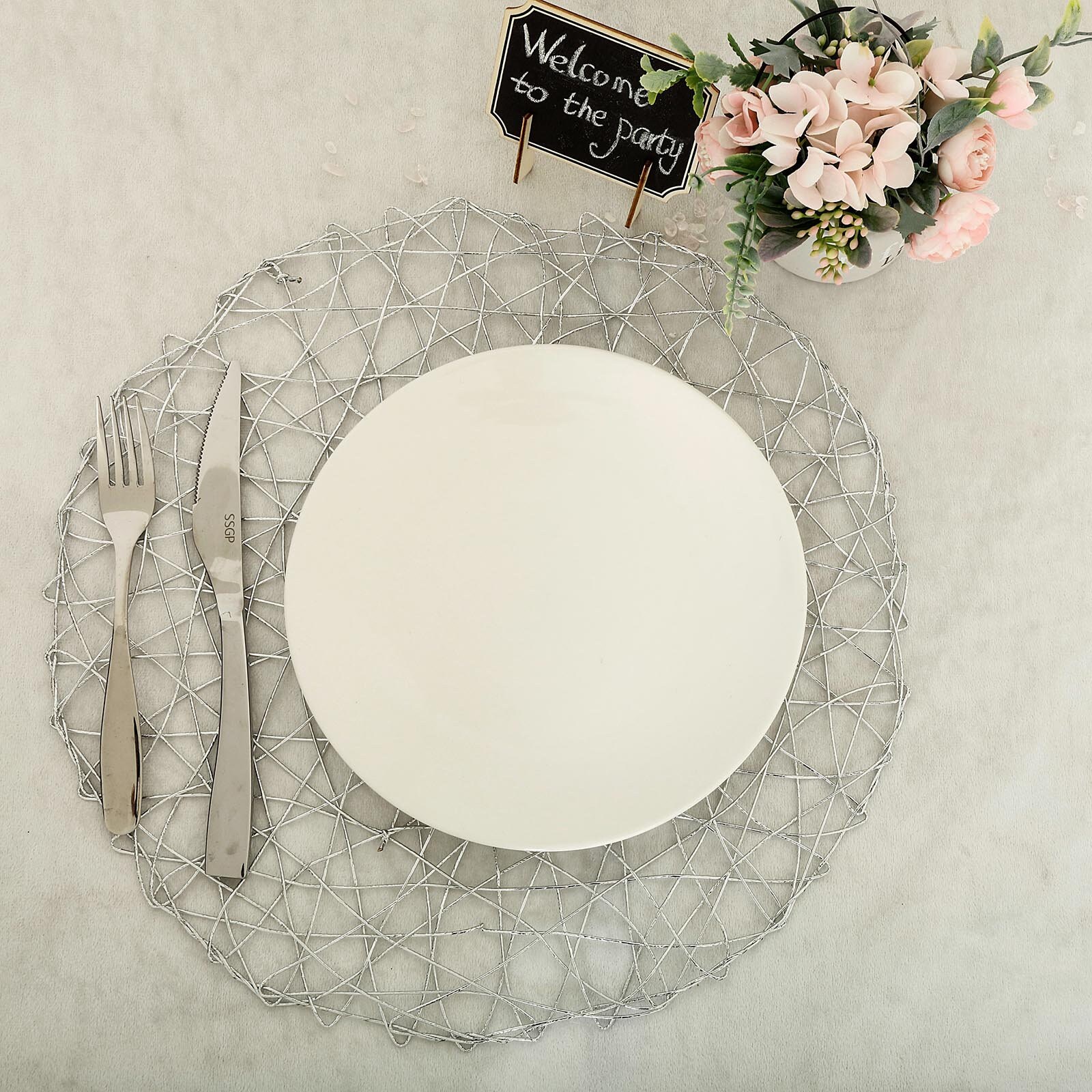 15 String Woven Placemats Round Table Placemats Dining Etsy