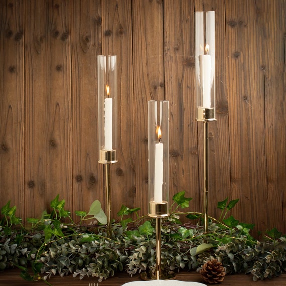 Taper candle shades deals