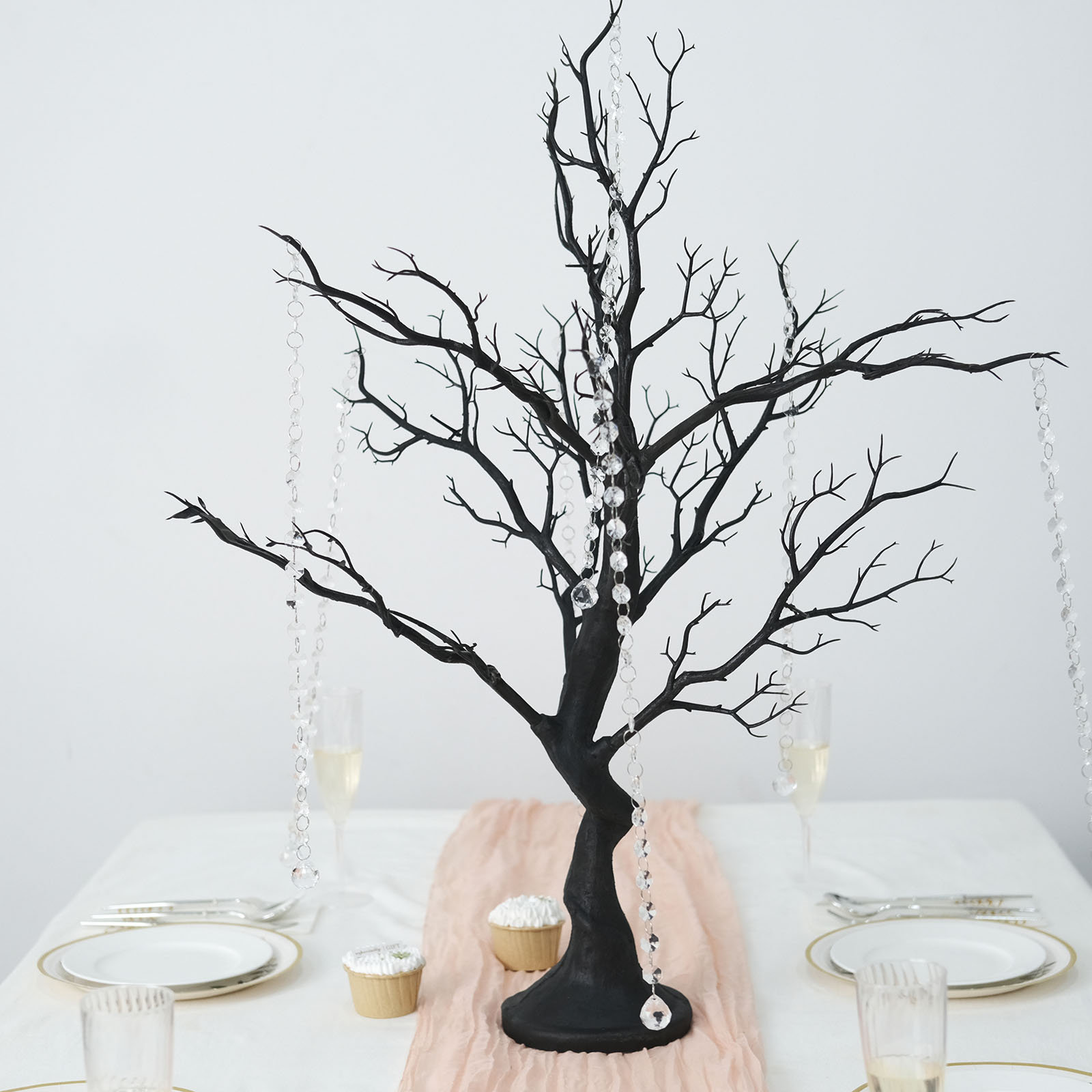 Tree Branch Decoration 30/76cm Wedding Centerpieces for Tables Black 1 Pc