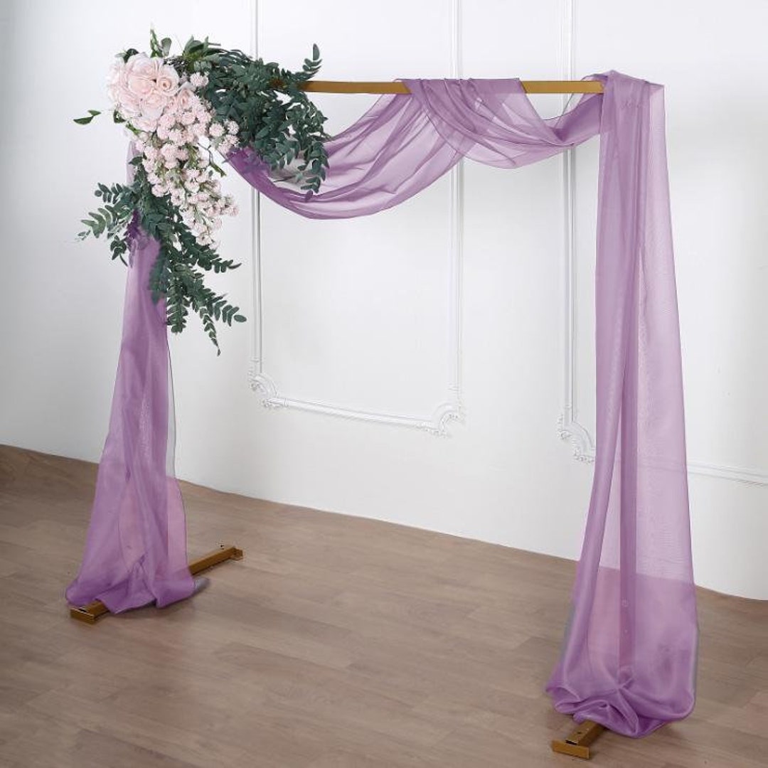 Sheer Organza Curtain Panels, Window Scarf Valance, Curtains for Living ...