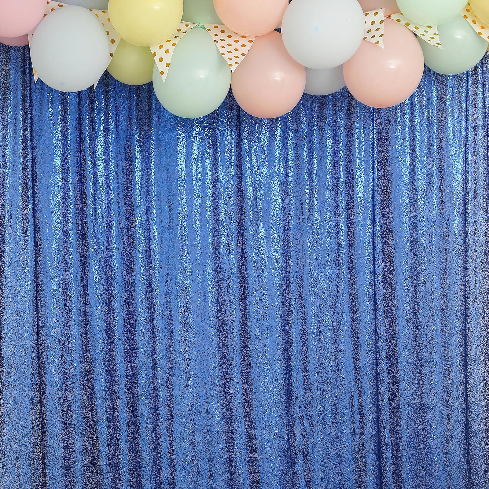Royal Blue Sequin Photo Backdrop,Wedding Photo Booth Photography Background 