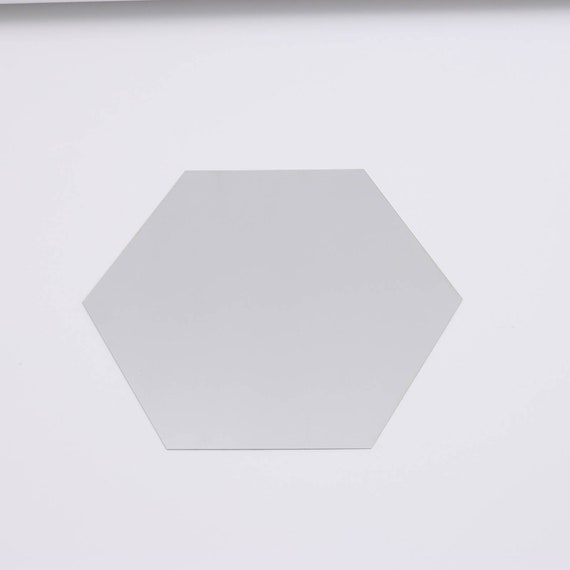 12 Hexagon Mirror Wall Decal Wall Stickers, Acrylic Mirror for