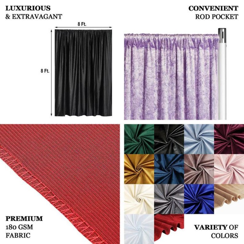 Gold Velvet Backdrop Photo Booth Backdrop Velvet Curtain Etsy