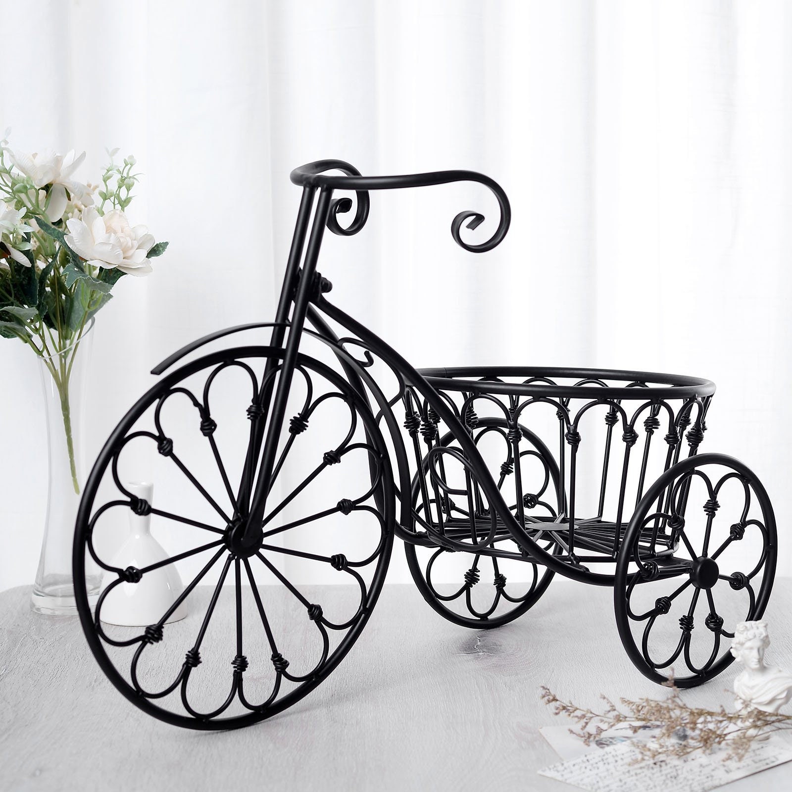 Tricycle Plant Stand Bicycle Flower Stand Bike Planters Etsy