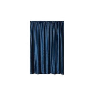 Navy Blue Velvet Backdrop, Photo Booth Backdrop Velvet Curtain Drapes, Wedding Velvet Photo Background With Rod Pocket 8FTx8FT image 2