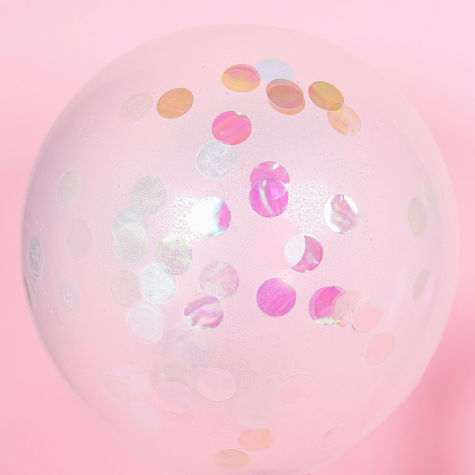 18 Grams | Iridescent Round Foil Metallic Table Confetti Dots, Balloon ...