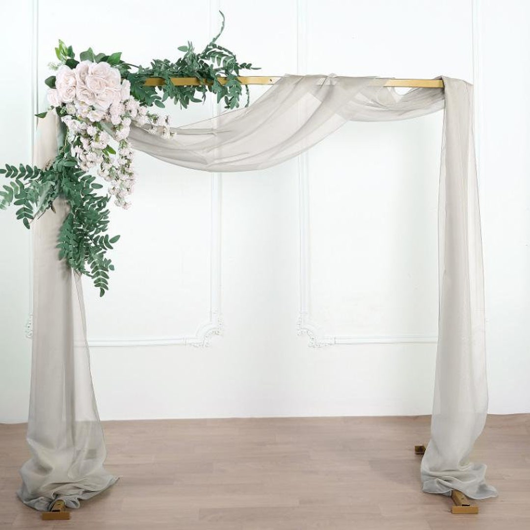 Sheer Organza Curtain Panels, Window Scarf Valance, Curtains for Living ...