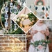 28" Gold Heavy Duty Metal Hoop Wreath, Floral Hoop, Door Wreath ...
