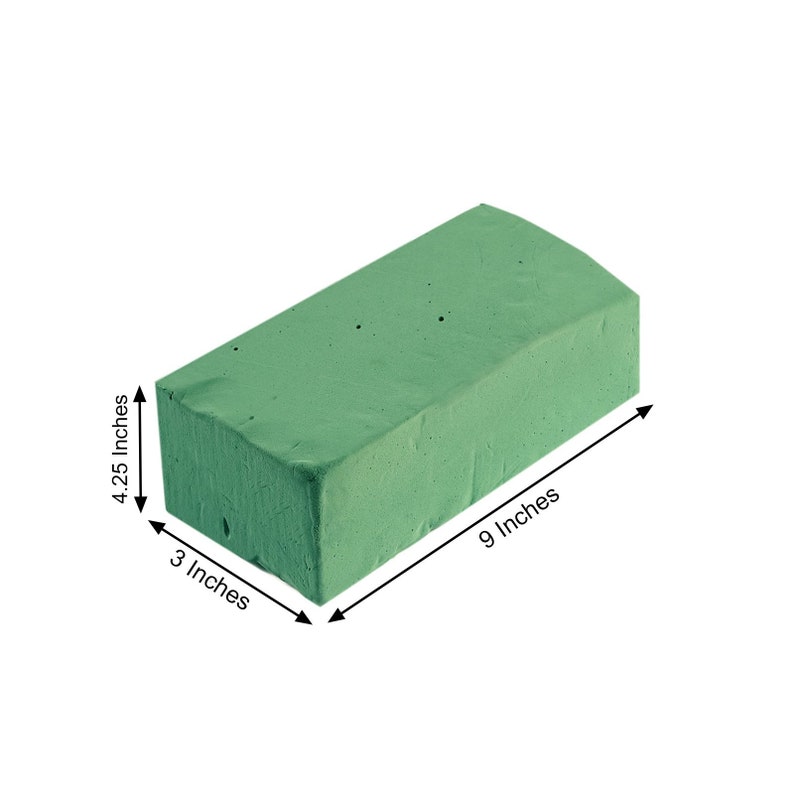 Set of 3 Green Wet Floral Foam Bricks Styrofoam Blocks for Etsy