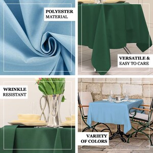 70 Square Polyester Tablecloth, Sage Green Wedding Tablecloth - Etsy