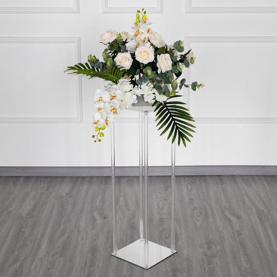 4pcs/set Rectangular Wedding Centerpieces Flower Stand for
