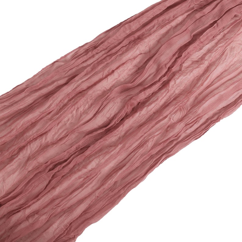 10FT Gauze Table Runner Cheesecloth Fabric for Wedding Arch Etsy