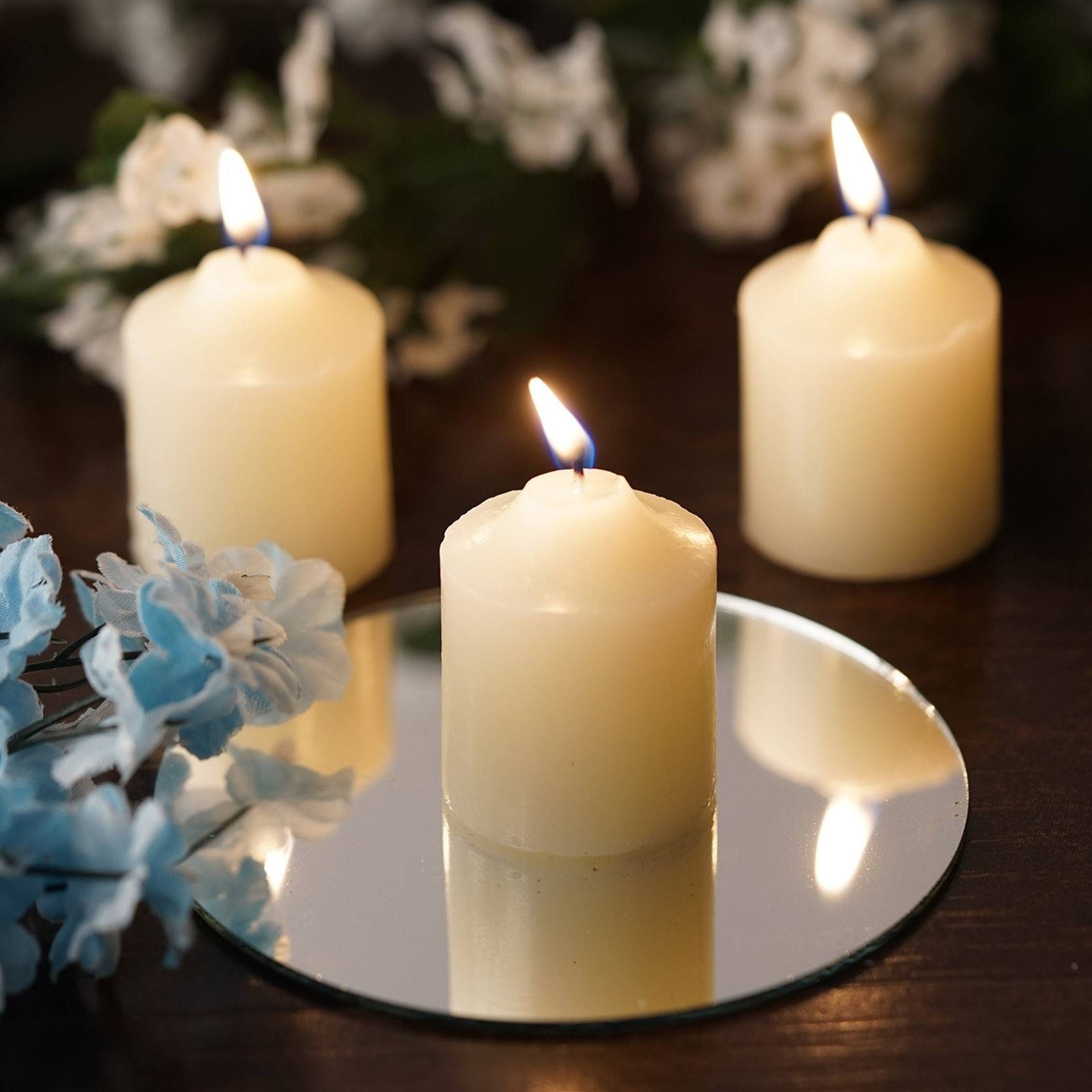 10 Hour White Votive Candles, Unscented, Set Of 432, Packaged 12-pk X