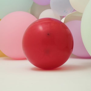 10 Pack - 18" Pastel Burgundy Helium Latex Balloons - Matte Color Round Balloons - Etsy