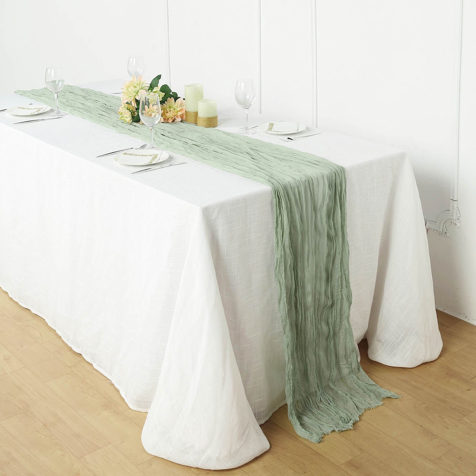 10FT Gauze Table Runner Cheesecloth Fabric for Wedding Arch - Etsy