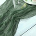 10FT Gauze Cheesecloth Table Runner,  Boho Wedding Arbor, Rustic Wedding Arch Cheesecloth, Draping Gauze  - Moss Green 