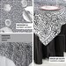 90 Square Black/white Taffeta Leopard Print Table Overlay, Jungle Theme ...