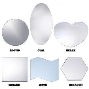 4 Pack | 14inch Round Glass Mirrors, Decorative Mirrors, Round Mirrors, Table Mirrors, Mirror Centerpieces, Candle Mirror, Wedding Table Decor