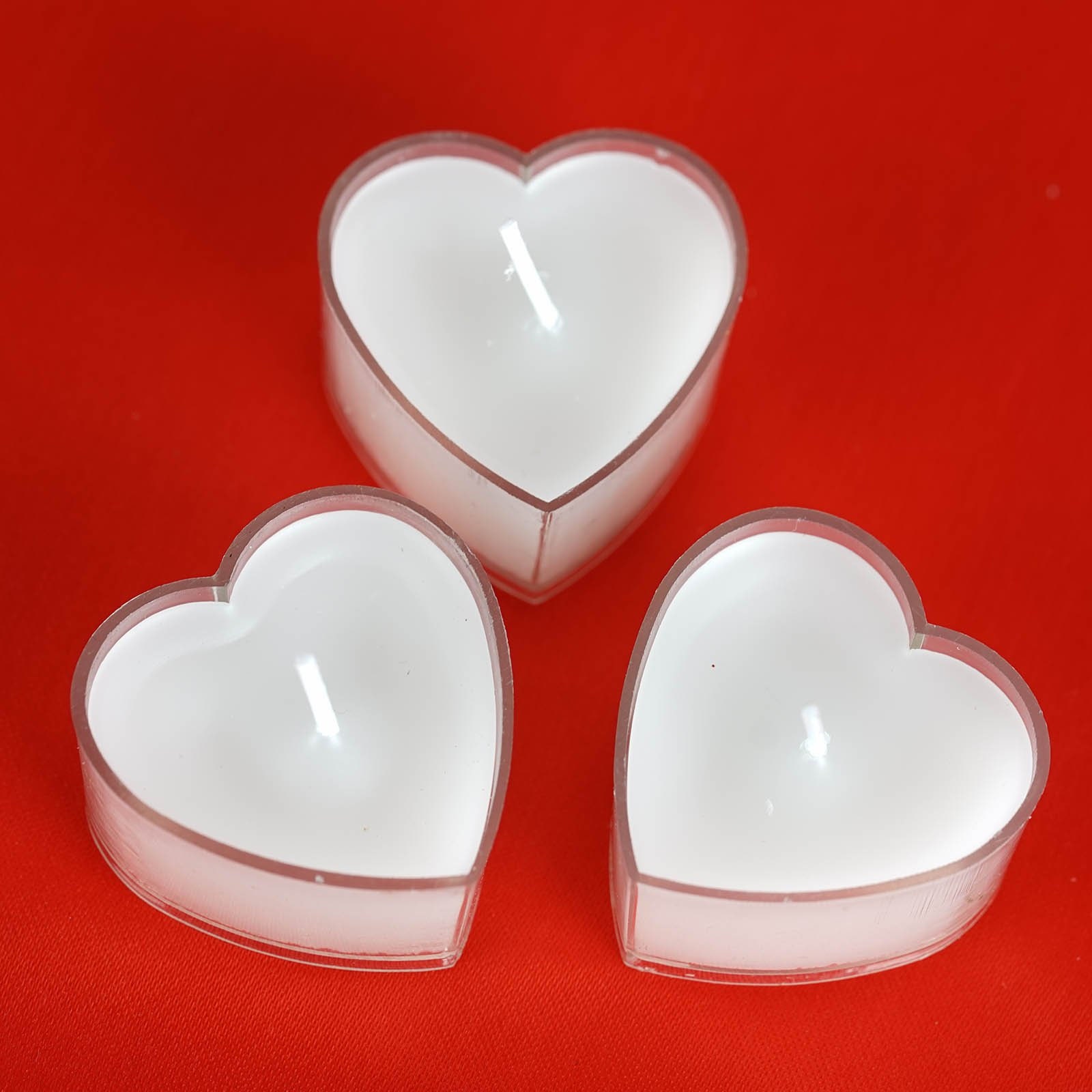 12 Pack White Heart Candles, Heart Shaped Tealight Candles, Dinner Candles  Decor for Holiday, Wedding, Party Decor -  Norway