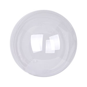 24&quot; Clear Bubble Balloons, Transparent Balloons, Round Birthday Balloons, Baby Shower Balloons, Party Balloons