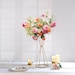 27 Dual Cone Reversible Gold Metal Geometric Flower Stand, Wedding Vase ...