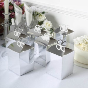 Personalized Bridal Shower Favor Boxes Clear Candy Box Favor for