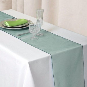 Hunter Emerald Green Organza Table Runner, Wedding Table Runners - 14 ...