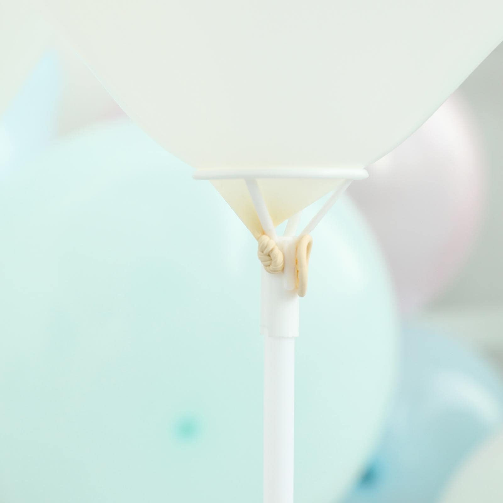 SING F LTD 5-Piece Clear Balloon Column Poles – Plastic Arch Stand Builder Kit