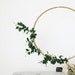 28" Gold Heavy Duty Metal Hoop Wreath, Floral Hoop, Door Wreath ...