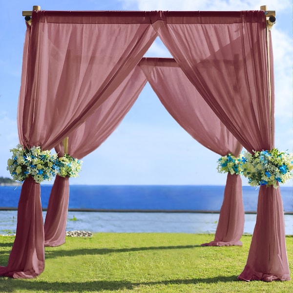 5ftx14ft Wedding Arch Fabric Drape, Draping Fabric for Wedding Backdrop, Photography background / Chiffon wedding arch or tree decor