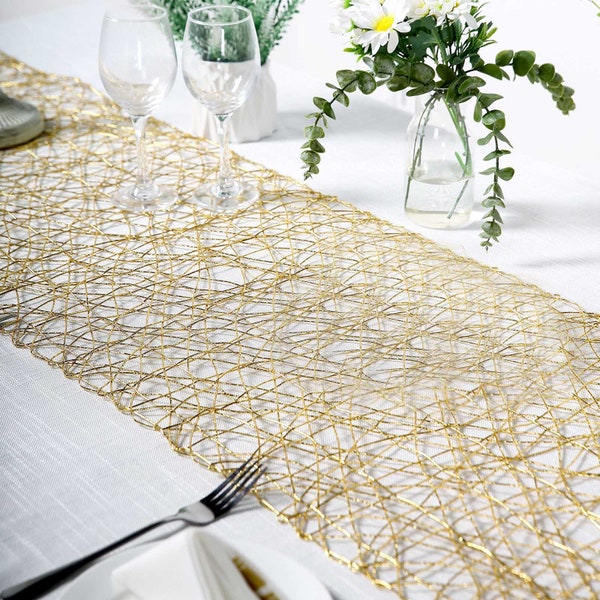Gold Table Runner Etsy
