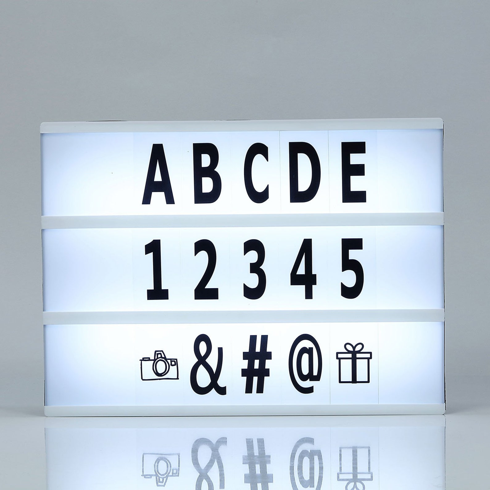 LED Light Box LED Message Box A4 Cinema Lightbox Etsy