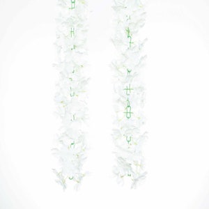 7FT | Silk Hydrangea Flower Garland, Artificial Hydrangea Wedding ...