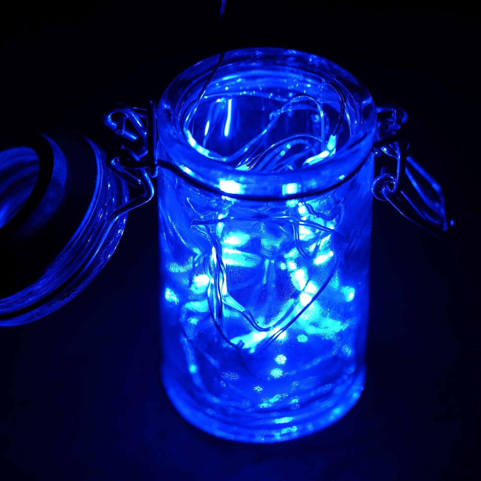 7.5ft Blue Led Lights String Lights Battery Operated Lights Etsy