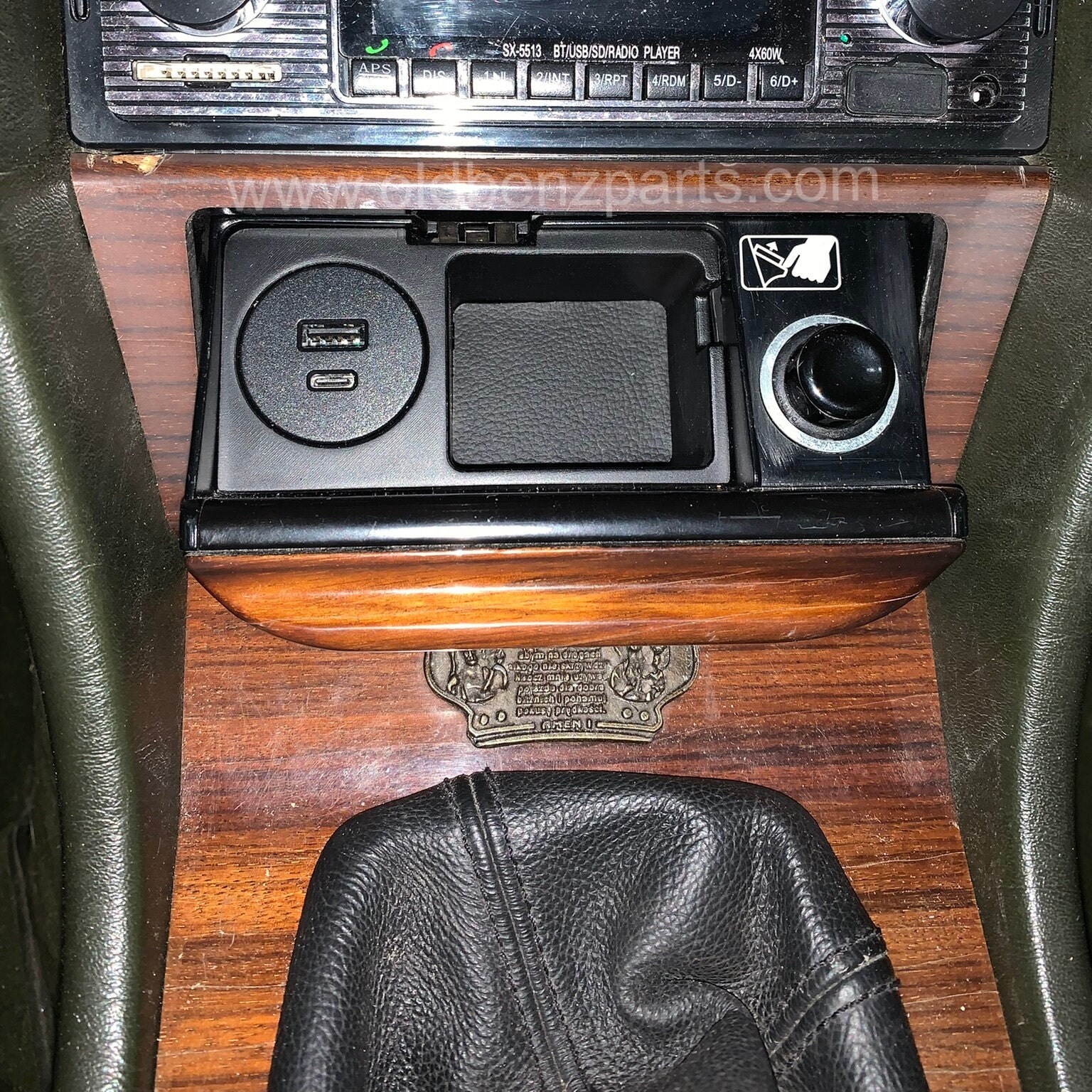 Mercedes Benz W124 Ashtray Conversion Kit to USB Charger Mod, First Series, Coin Slot Etsy